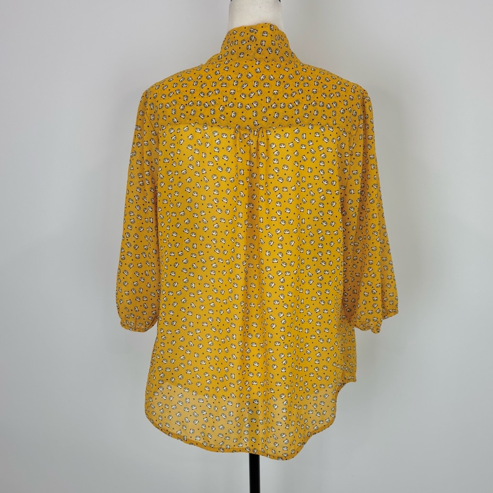 Antilia Femme yellow panda blouse - Picture 6 of 8